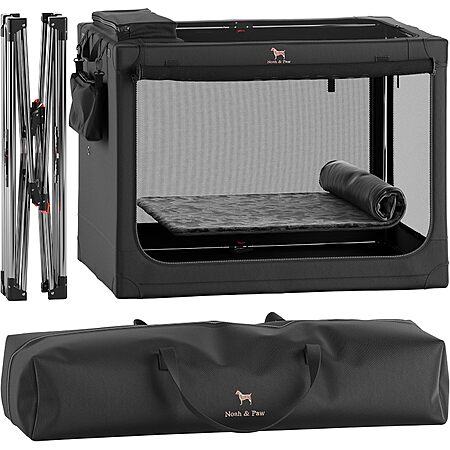 Noah & Paw: Dog Crates 25% Off e.g 42" Collapsible Crate w/ Pet Mat, 2 Pockets & 10mm Locking Zippers $97.49 + Free Shipping
