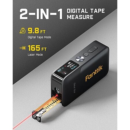 Fanttik A10 Pro 2-in-1 Digital Laser Tape Measure