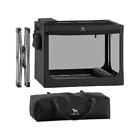 42" Noah & Paw XXL Collapsible Dog Crate w/ Pet Mat, 2 Storage Pockets & Travel Bag $88.70 + Free S/H w/ Prime
