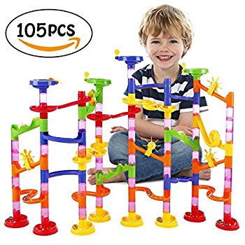 BATTOP Marble Run Railway Toy Marble Run Coaster Railway Construction $12.59 Amazon