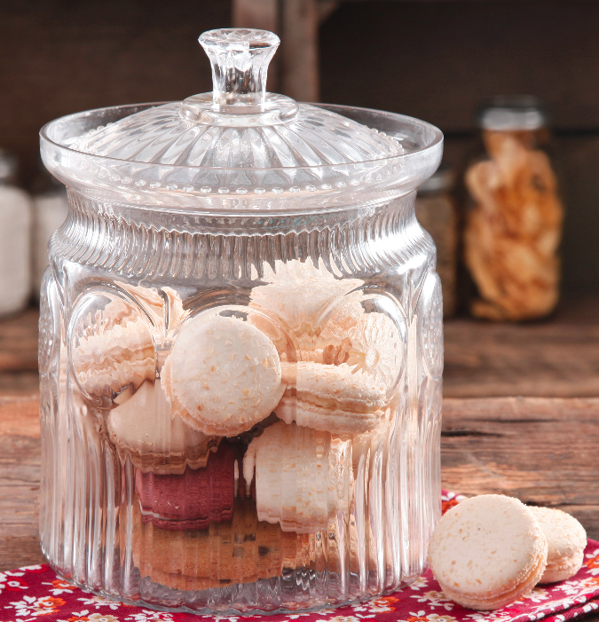 The Pioneer Woman Adeline Clear Glass Cookie Jar 10 88