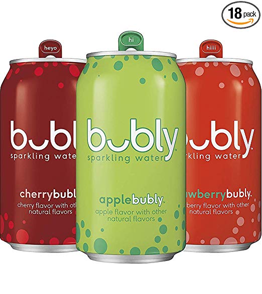 18-Pack of 12oz Bubly Sparkling Water (3 Flavors) $8.25 AC s&s | 8 Flavors $8.14 - Amazon