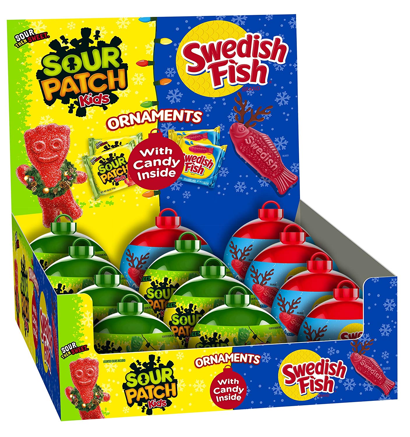 12-Pack Sour Patch Kids and Swedish Fish Mixed Holiday ...