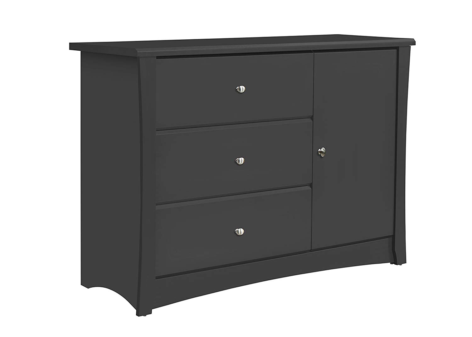 Storkcraft Crescent 3 Drawer Combo Dresser Gray 84 99 Amazon