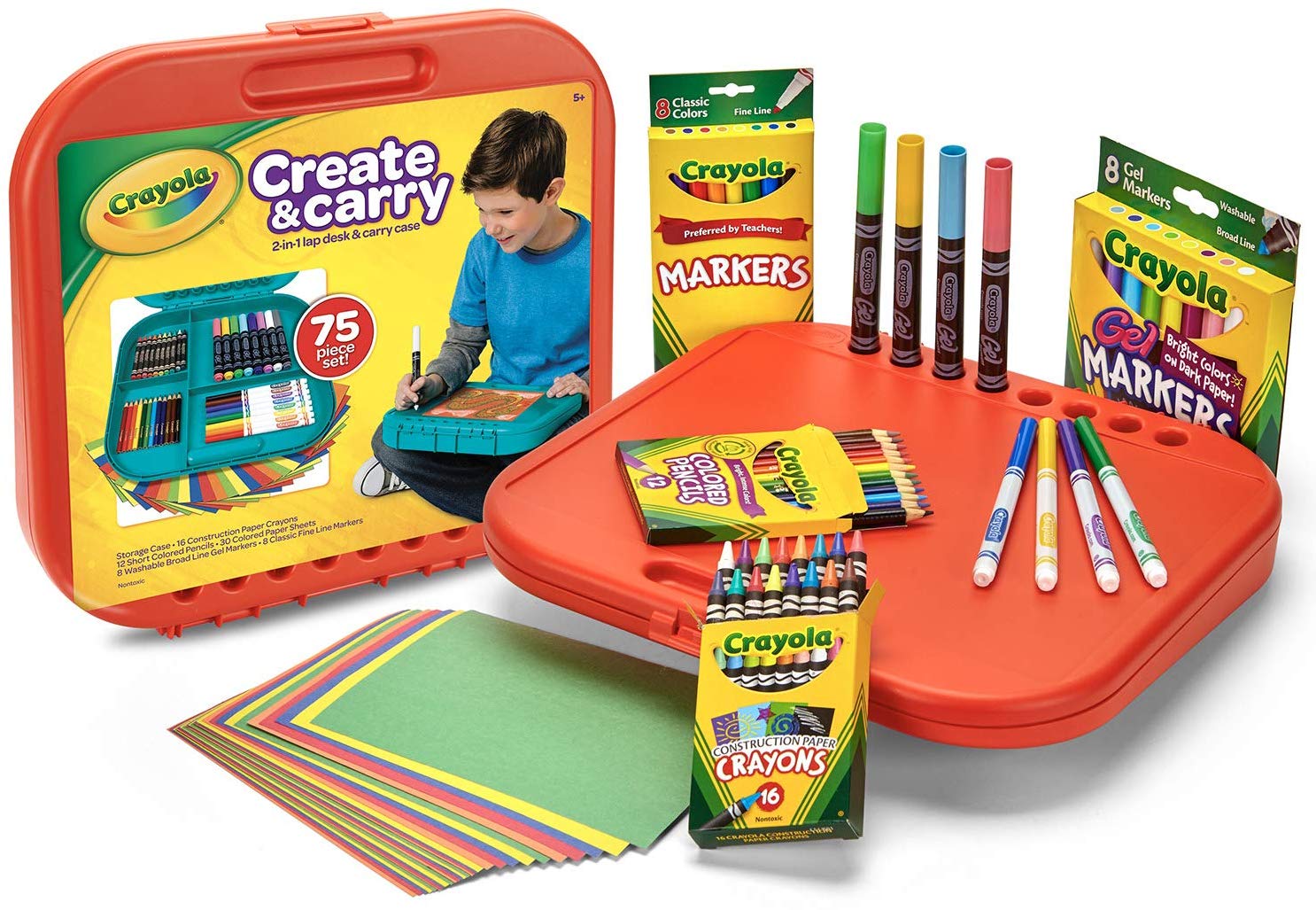 Crayola Create N Carry 75pc Art Kit 9 74 Amazon Slickdeals Net
