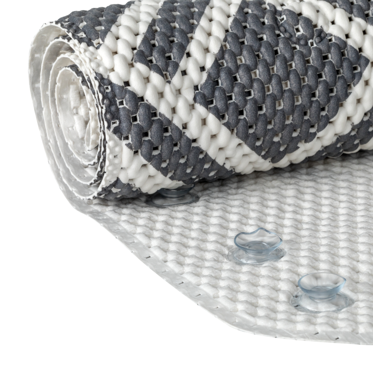 Mainstays 17 in. x 36 in. Cushioned Bathtub Mat (Grey Fretwork) $7.84 - Walmart