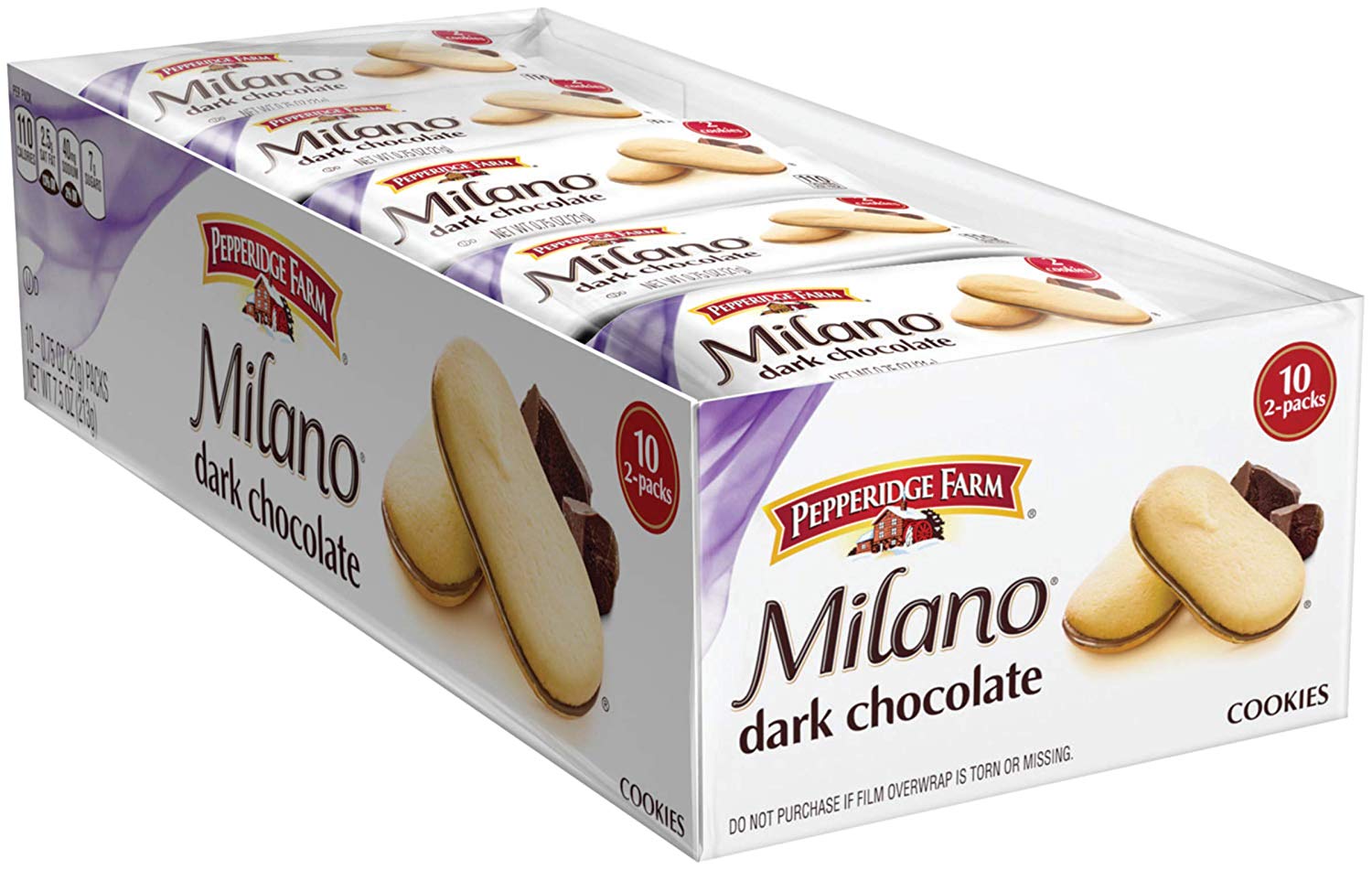 10-Pk Pepperidge Farm Milano Cookies (Dark Chocolate) $3.91 AC or $3.69 5% w/s&s