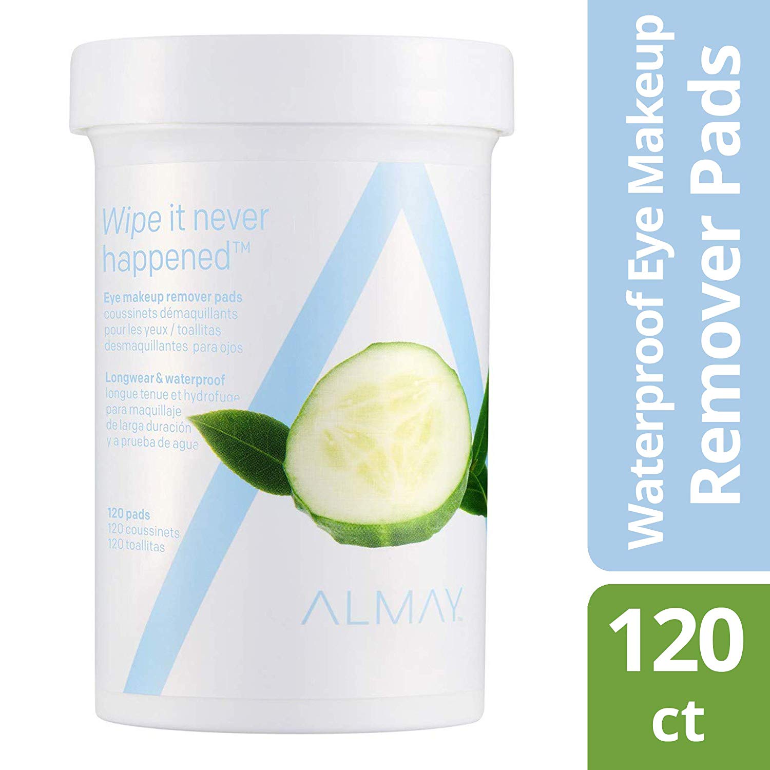 120-Count Almay Longwear & Waterproof Eye Makeup Remover Pads $3.19 5% or $2.79 15% AC w/ S&S