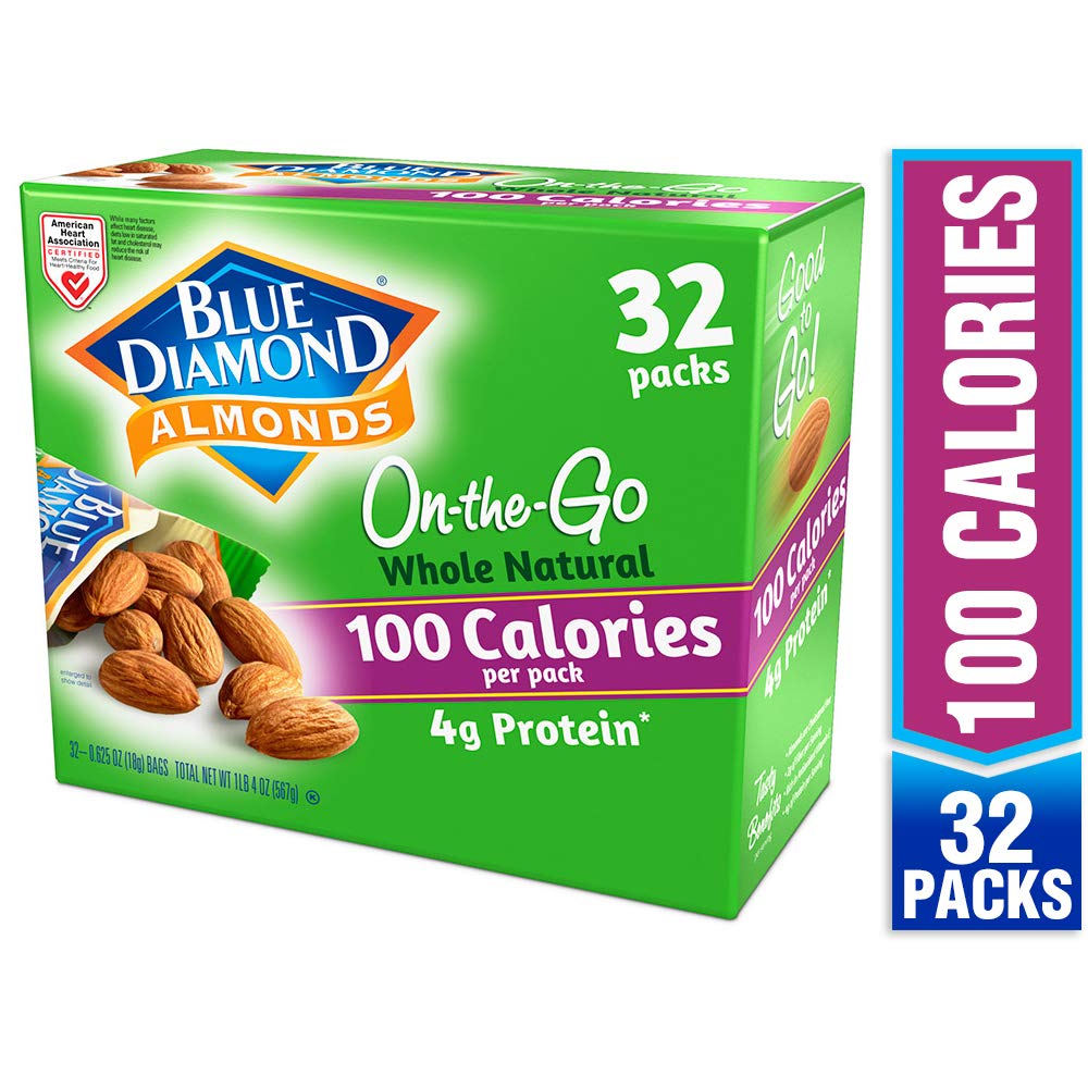32-Count Blue Diamond Whole Natural Raw Almond 100 Calorie Packs $5.89 5%