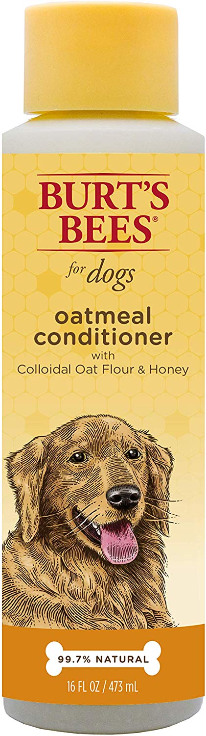 6-Pack 16oz. Bottles - Burt's Bees for Dogs Natural Oatmeal Conditioner with Colloidal Oat Flour and Honey $13.62 - Amazon