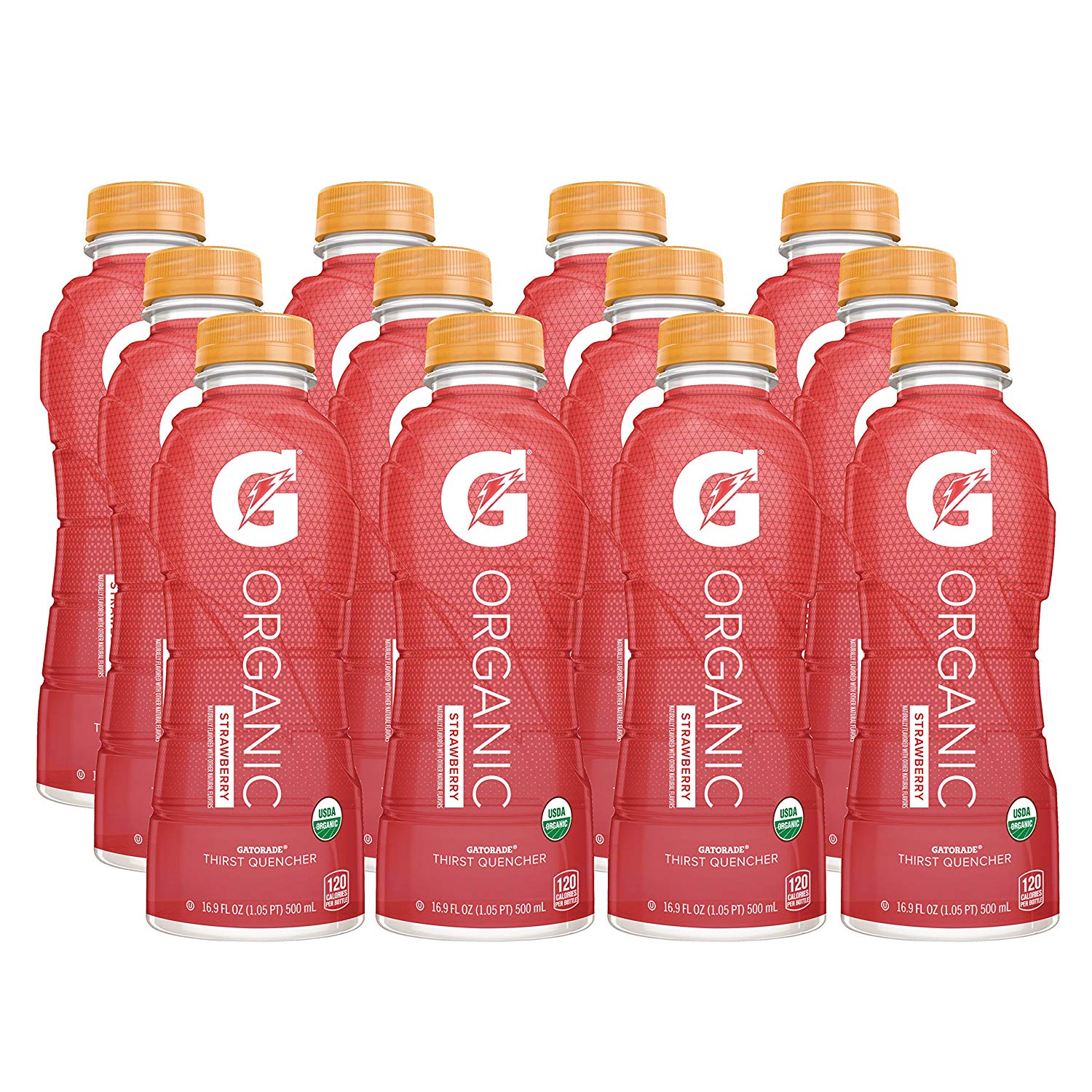 12-Ct. 16.9oz. G Organic (Strawberry) Gatorade Sports Drink $13.67 5% or $12.23 15% w/s&s