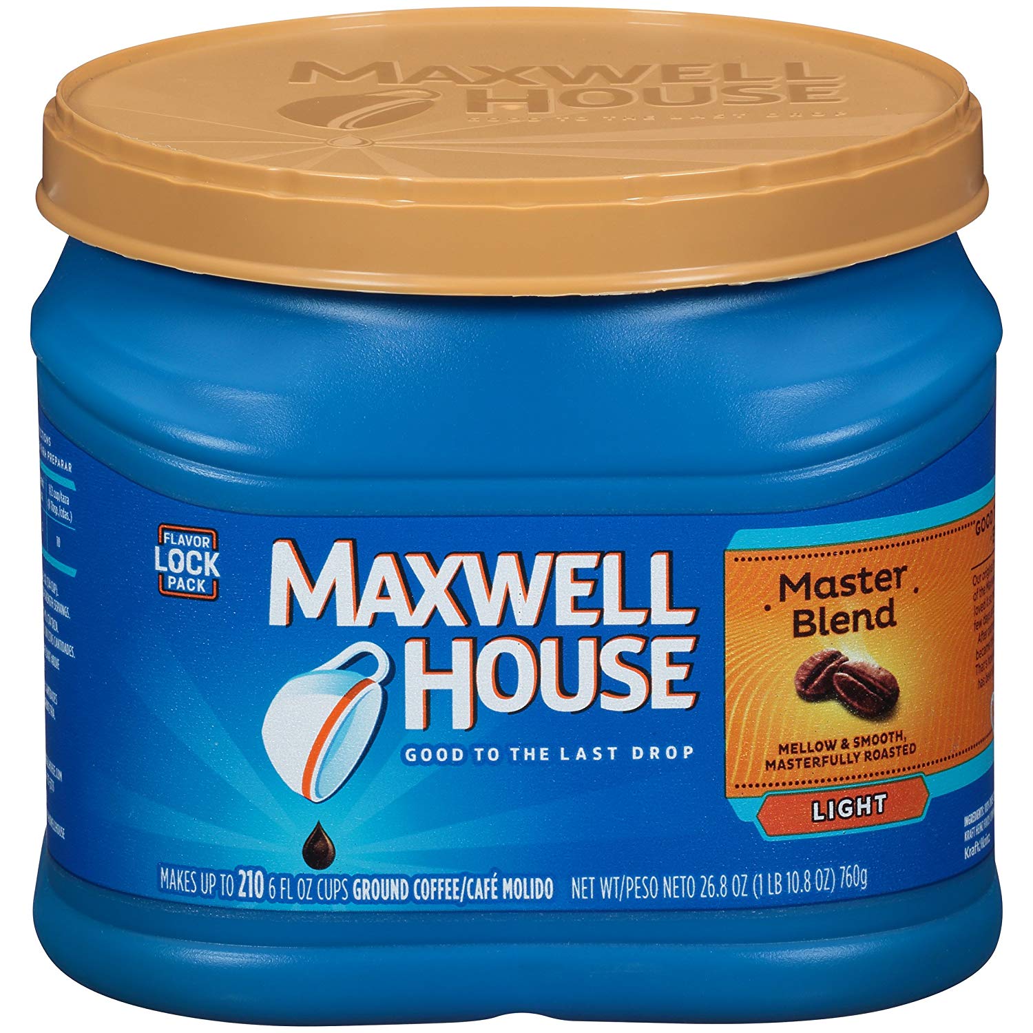 26.8oz Maxwell House Master Blend Ground Coffee (Light Roast) $4.15 5% or $3.71 15%