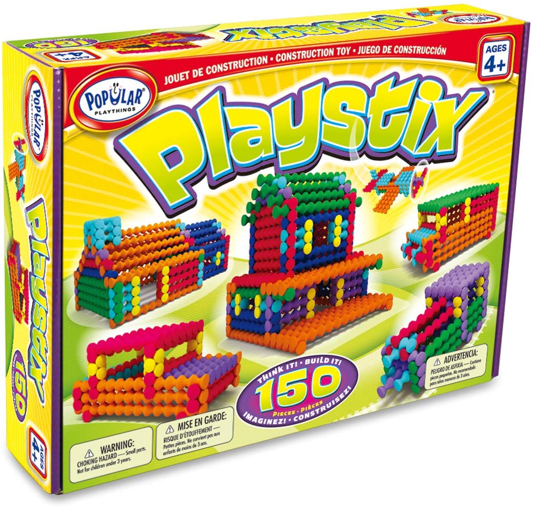 150-Piece Popular Playthings Playstix Building Set $12.39 - Amazon