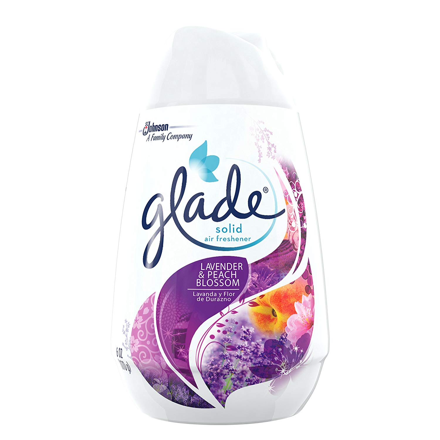6oz. Glade Solid Air Freshener (Lavender & Peach Blossom) $0.82 - Amazon