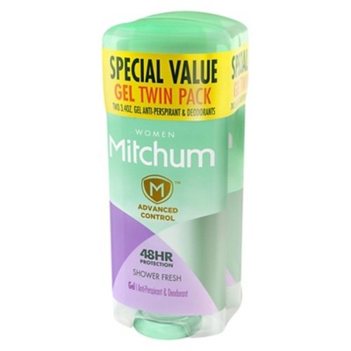 2-Count 3.4oz Mitchum Women Gel Antiperspirant Deodorant (Shower Fresh) $3.10 + Free Store Pickup
