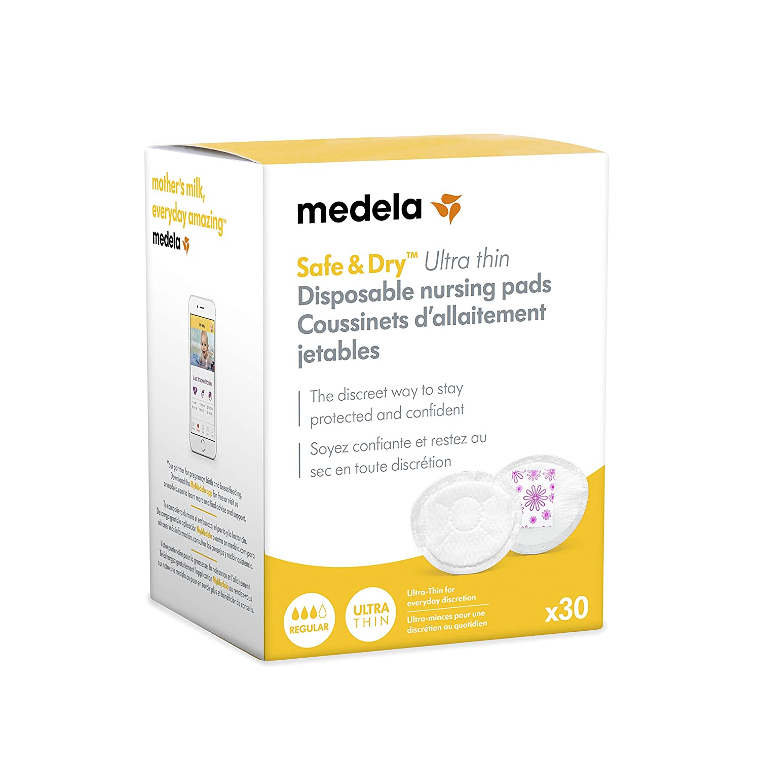 30ct. Medela Disposable Ultra Thin Nursing Pads $2.50 - Amazon