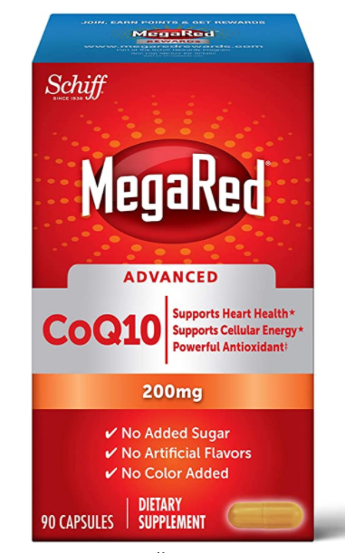 90 ct. Megared CoQ10 Advanced 200mg Capsules $27.16 - Amazon