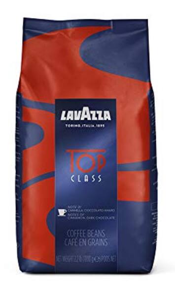 2.2-Lbs Lavazza Top Class Whole Bean Coffee (Medium Espresso Roast) $14.60 5% AC w/s&s