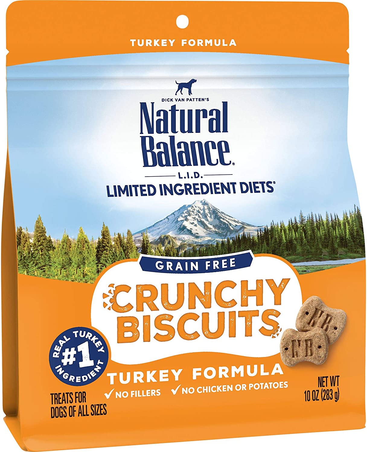 10-Oz Natural Balance Limited Ingredient Diet Crunchy Dog Treats (Turkey) $4.58 & More - Amazon