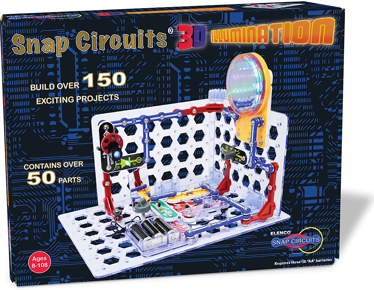 Snap Circuits Electronics Education Kits - 3D Illumination Kit $45.99 | Jr. Kit $20 Amazon / Walmart