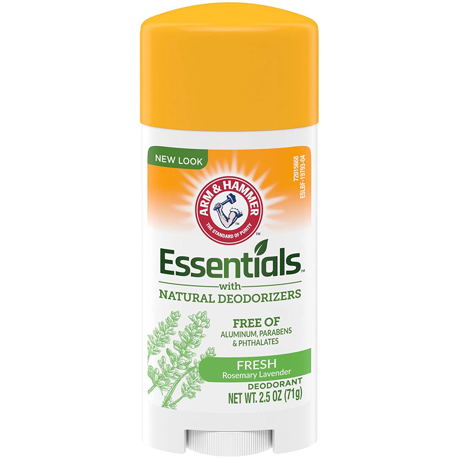 2 5 Oz Arm Hammer Essentials Deodorant Fresh Rosemary Lavender 1 25 Amazon