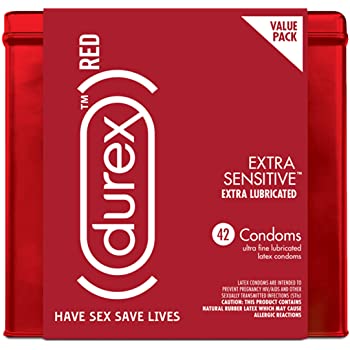 Prime Members: Durex Condoms 42-Ct. RED Extra Sensitive, Ultra Fine, Extra Lubricated $13.29 5% w/s&s & MORE