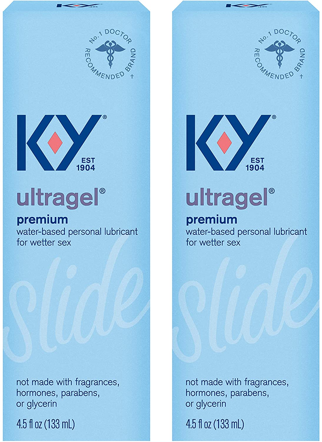 2-Pack K-Y UltraGel Personal Water Based Lubricant, 4.5 Oz $17.52 After $3 Rebate & s/s