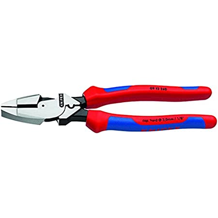 9.5" Knipex Ultra-High Leverage Lineman's Pliers w/ Fish Tape Puller & Crimper $41.98 - Amazon