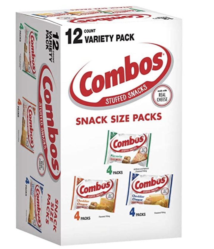 12-Pack 0.93oz. Combos Baked Snack Size Packs (Variety Pack) $3.35 w/ Subscribe & Save