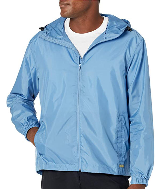 Nylon Men's Rain Jacket Solstice Apparel (Lt. Blue - XL) $5.33 - Amazon