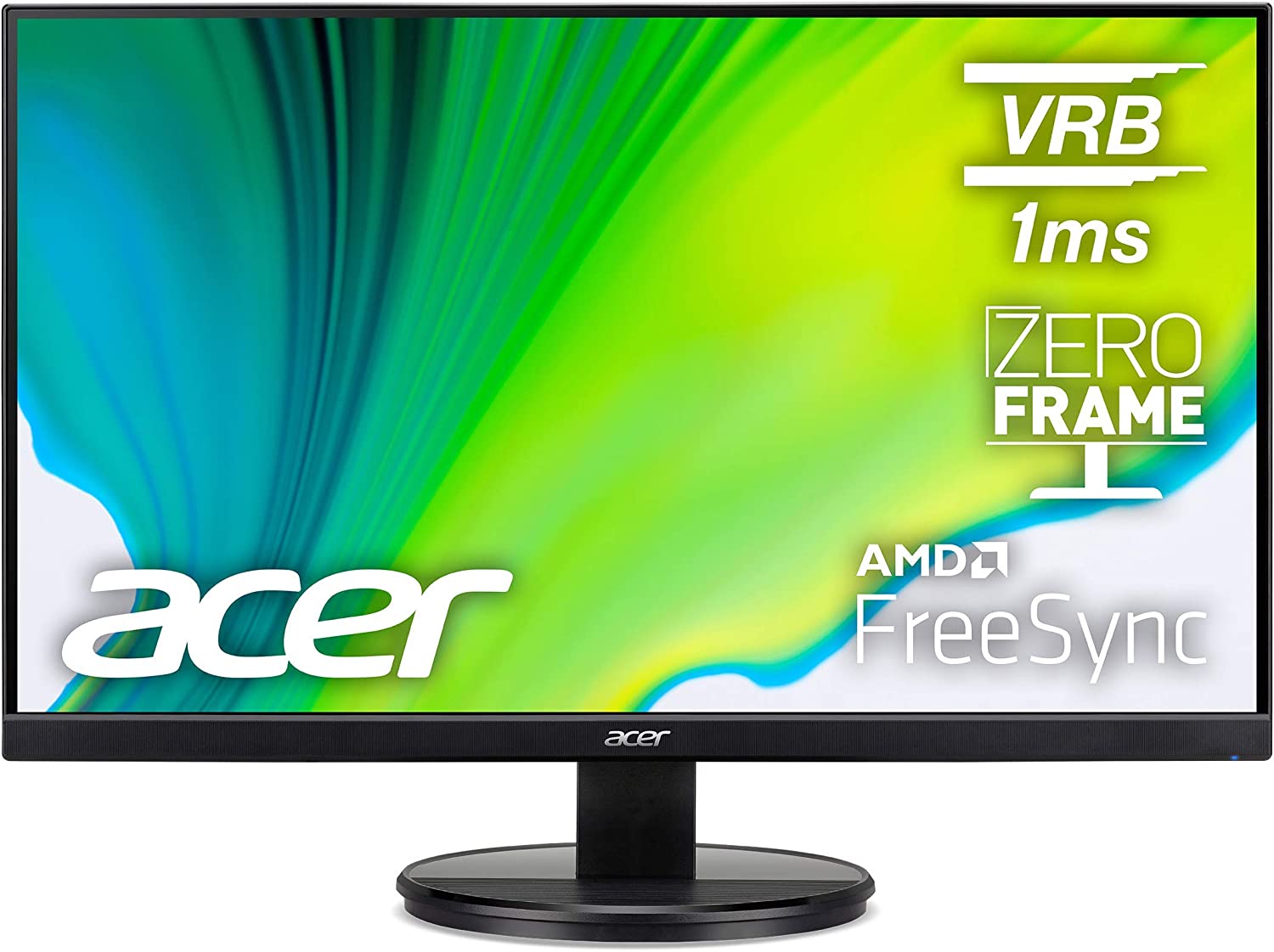 Acer 23.8” Full HD (1920 x 1080) Computer Monitor with AMD Radeon FreeSync Technology, 75Hz - $95 at Amazon
