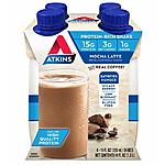 4-Count of 11oz Atkins Protein-Rich Shake (Mocha Latte or French Vanilla) $4.50 w/ S&amp;S &amp; More + Free S&amp;H
