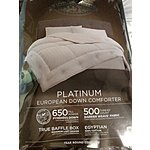 Pacific Coast Platinum King Sized Pyrénées Down European Comforter - Year Round Warmth - $90.00 @Costco B&amp;M YMMV