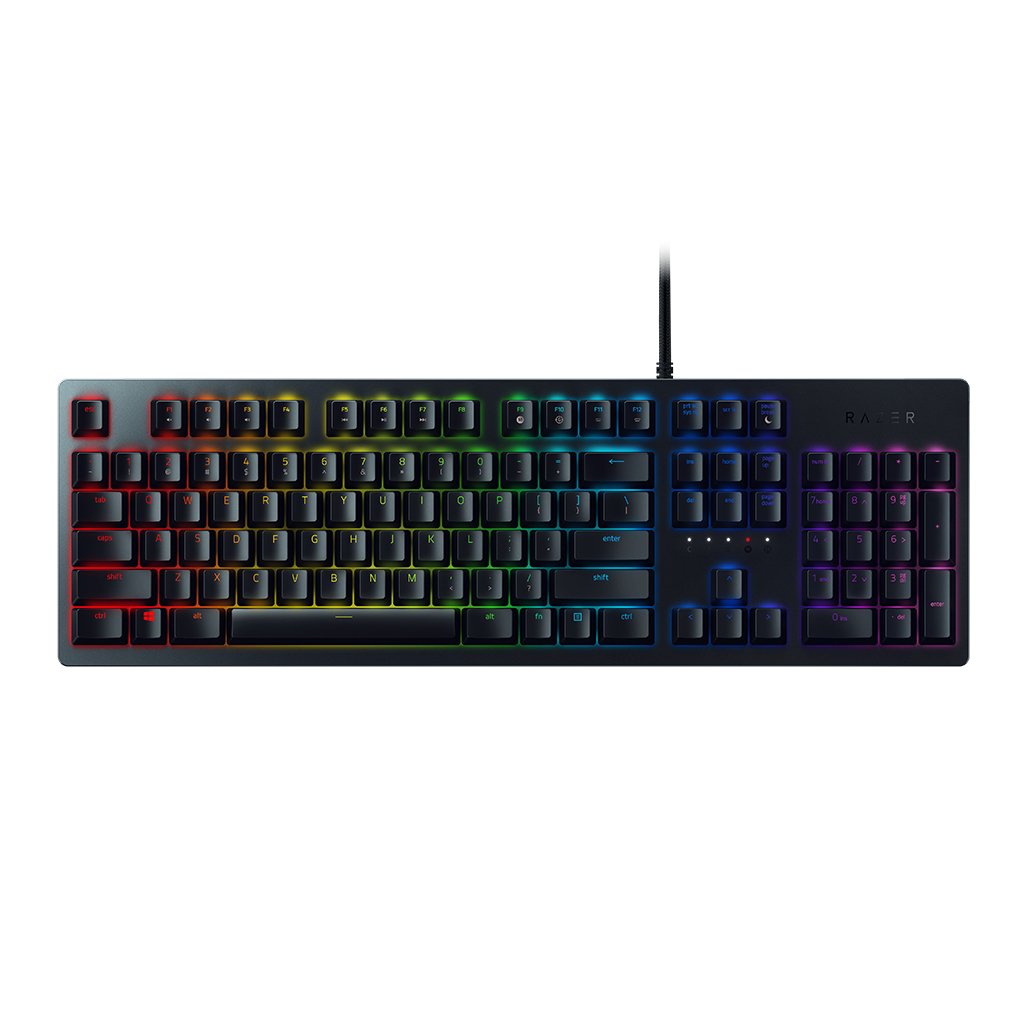 Razer Huntsman Gaming Keyboard Opto-Mechanical Key Switches RGB Lighting Matte Black - $86 Amazon