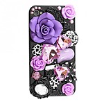 Anna Sui iPhone 4 / 4S 3D Fairy Tale Shell Case - Purple / Black - $1.95 Shipped