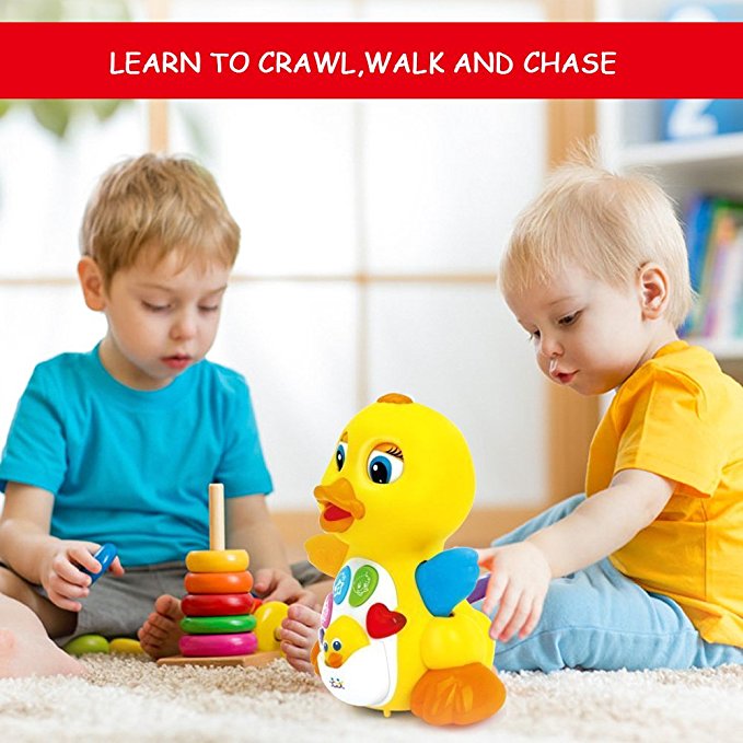 Musical Dancing and Singing Duck Toy– Walks, Flaps Wings- $12.74 FS w/Prime