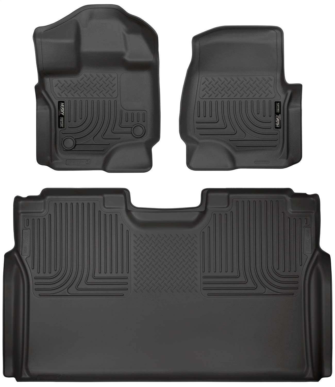 Husky Liners Front 2nd Seat Floor Mats For 2015 20 Ford F 150