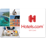 Get 15% off your $50 Hotels.com Gift Card Purchase!