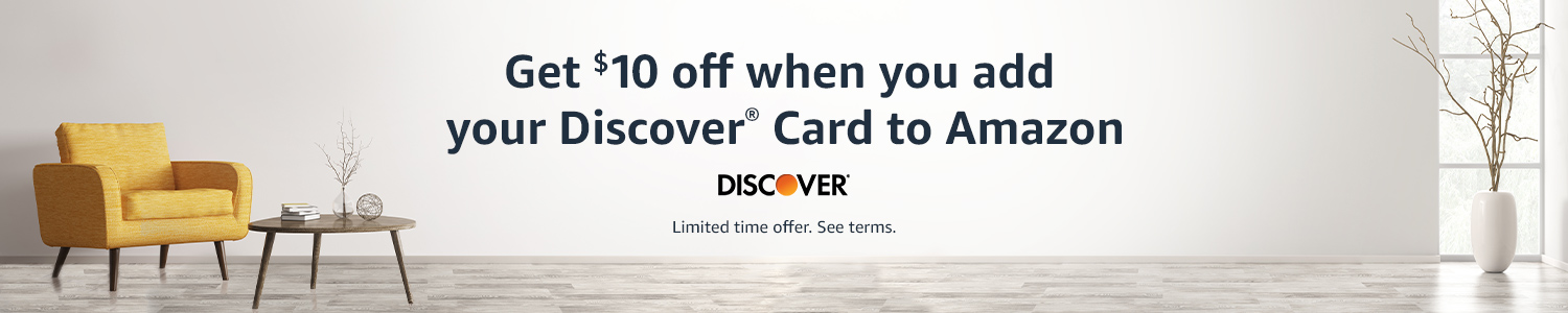 Amazon: Select Discover Cardholders: Get $10 Off $10.01 when you Add Discover Card as payment method -YMMV