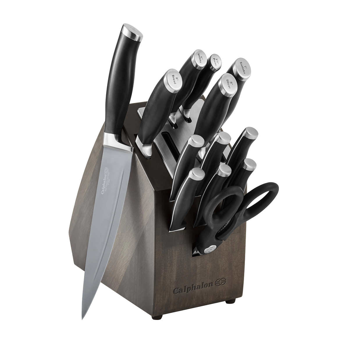 Costco Members 14Piece Calphalon Contemporary SharpIN Knife Block Set