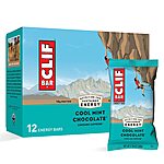 12-Count 2.4-Oz CLIF Bars Energy Protein Bars (Cool Mint Chocolate) $11 &amp; More w/ Subscribe &amp; Save