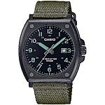 Casio Men's 10-Year Battery WR50M Watch (Stainless Steel/Cloth) $69 + Free Shipping