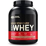 5-Lb Optimum Nutrition Gold Standard 100% Whey Protein Powder (various flavors) from $44.35 w/ S&amp;S &amp; More + Free S&amp;H