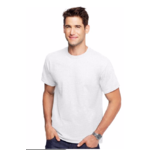 Hanes Men's ComfortBlend Heathered Tee (White,  Large only) $2 + Free Shipping