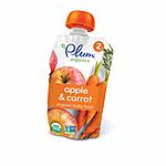 12-Pack 4oz Plum Organics Stage 2 Baby Food (Apple & Carrot) $8.45 &amp; More w/ S&amp;S + Free S&amp;H