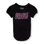 The Children's Place Graphic Tees for Girls, Toddlers & Baby $1 each + Free Shipping