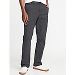 Old Navy Extra 40% Off Clearance: Men's Straight Lived-In Built-In Flex Khakis $12.60 &amp; More + Free Store Pickup