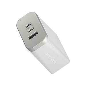 3-Pack Otterbox 72W Premium Pro Fast Charge 3-Port GaN USB-C Wall Charger for $32.99 Free Shipping w/ Prime