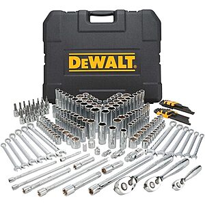 [Prime] $137.51: 204-Piece DEWALT Mechanics Tools Kit and Socket Set (DWMT72165) at Amazon