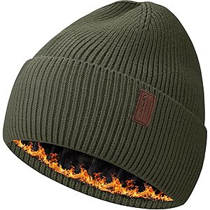 (Prime) YANIKY Fleece Lined Beanie Hat $6 + Free S/H